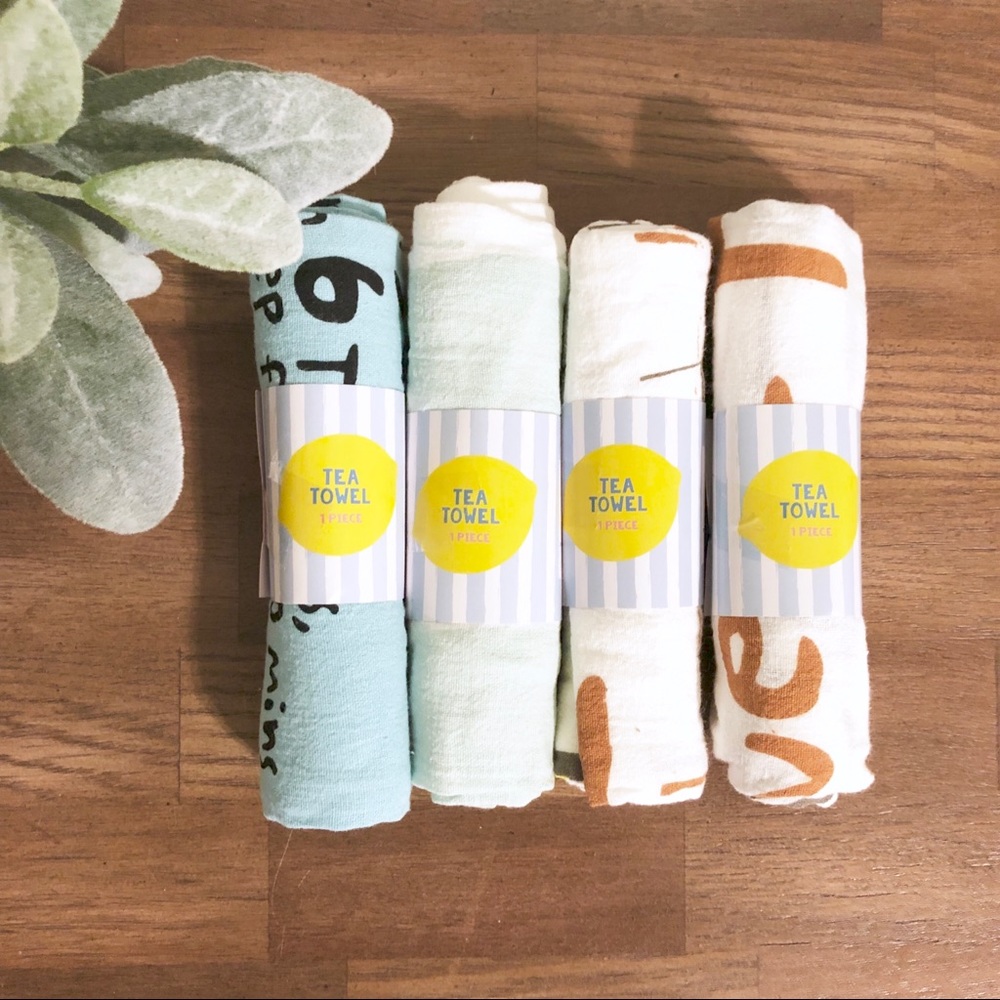 TARGET | Set Of 4 Sweet Tea Tea-Towels Dishtowels